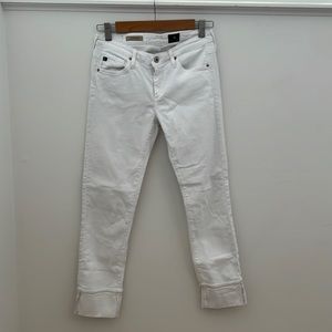 AG White Denim Jeans